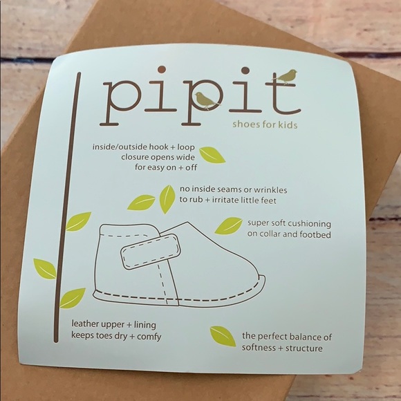NIB pipit suede baby/toddler shoes - Picture 7 of 8